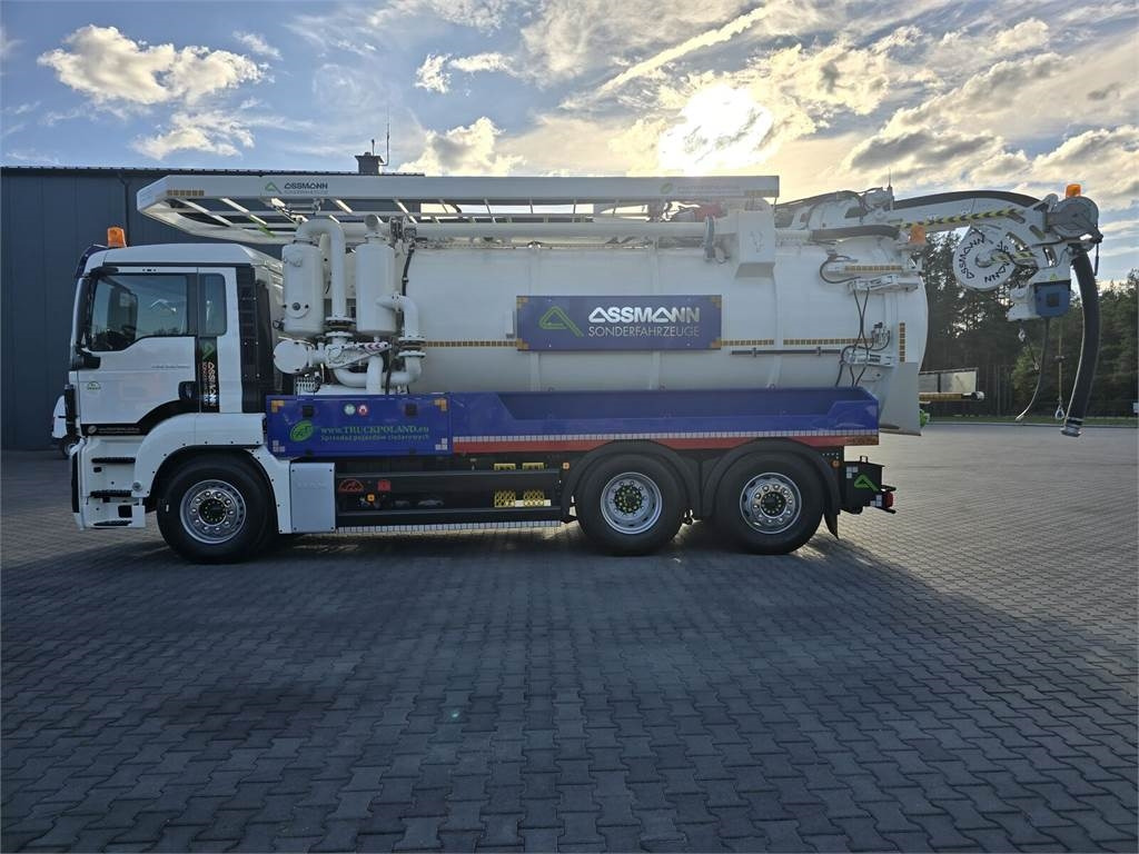 MAN ASSMANN ADR KOMBI FOR CLEANING CANALS WUKO - Camion hydrocureur: photos 4 MAN ASSMANN ADR KOMBI FOR CLEANING CANALS WUKO - Camion hydrocureur: photos 4