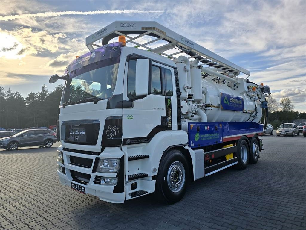 MAN ASSMANN ADR KOMBI FOR CLEANING CANALS WUKO - Camion hydrocureur: photos 3 MAN ASSMANN ADR KOMBI FOR CLEANING CANALS WUKO - Camion hydrocureur: photos 3