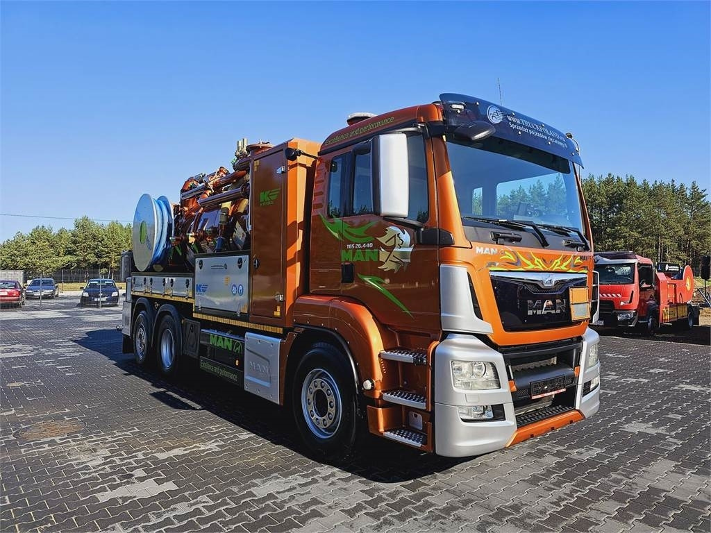 MAN WUKO KROLL ADR COMBI - Camion hydrocureur: photos 2 MAN WUKO KROLL ADR COMBI - Camion hydrocureur: photos 2