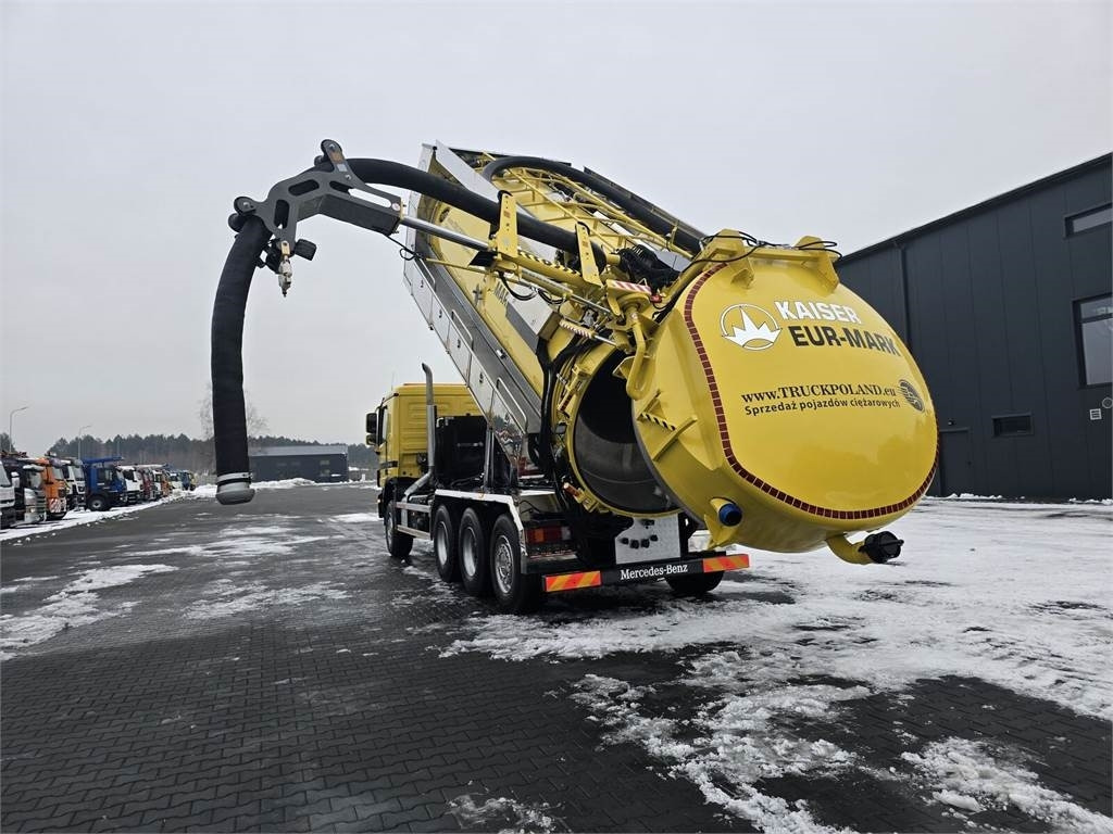 Mercedes-Benz WUKO KAISER EUR-MARK PKL 10.10 FOR CLEANING SEWAGE - Camion hydrocureur: photos 1 Mercedes-Benz WUKO KAISER EUR-MARK PKL 10.10 FOR CLEANING SEWAGE - Camion hydrocureur: photos 1
