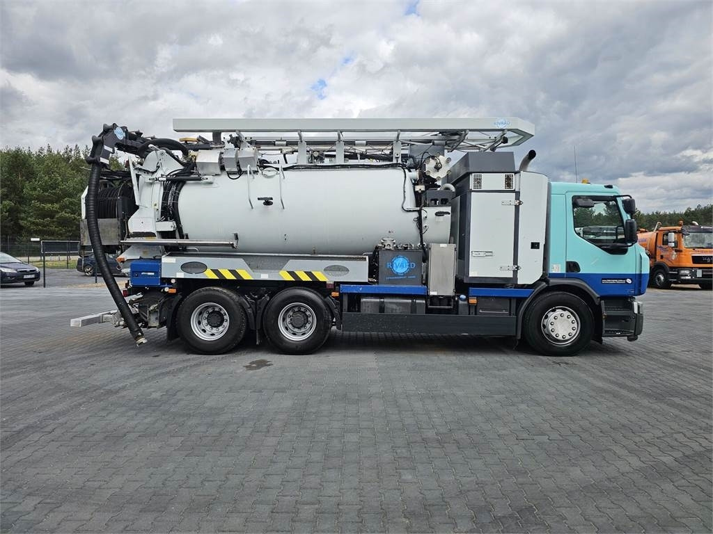 Camion hydrocureur Renault 6x4 WUKO RIVARD RECYTLING for collecting liquid wa: photos 6