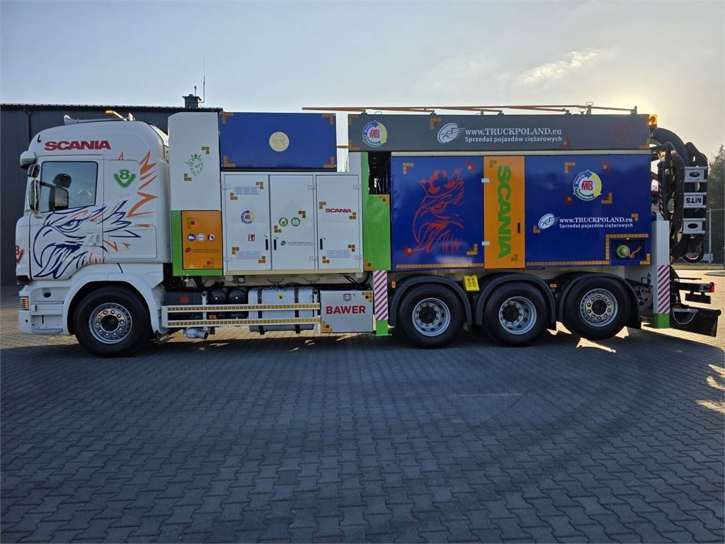 Scania V8 R580 MTS DINO 5 TRIPLE 54000V Saugbagger cleane - Camion hydrocureur: photos 4 Scania V8 R580 MTS DINO 5 TRIPLE 54000V Saugbagger cleane - Camion hydrocureur: photos 4