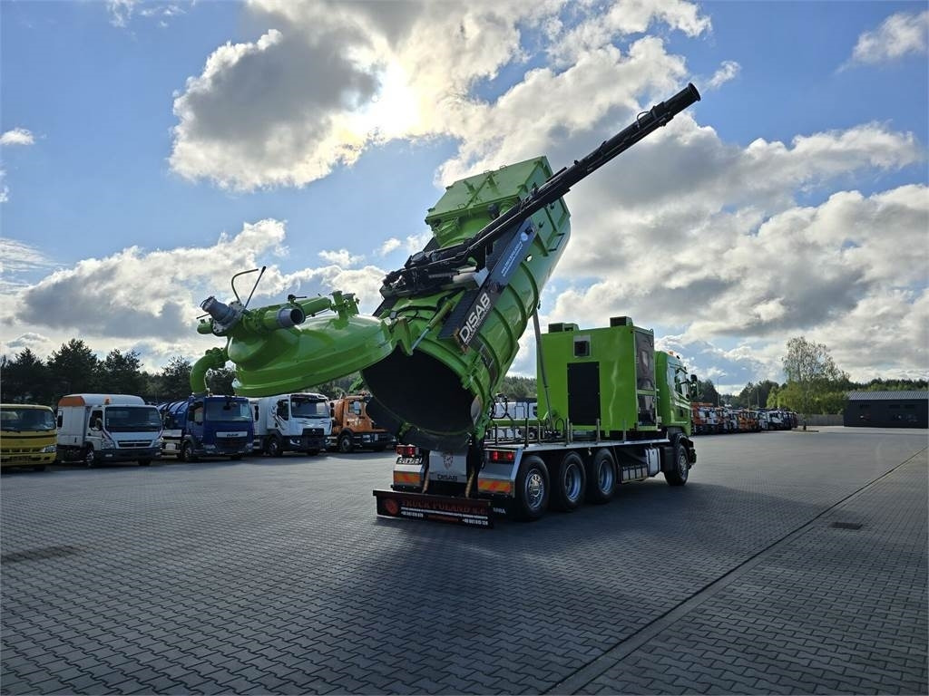 Véhicule de voirie/ Spécial Scania Disab Centurion P210/9 Suction-blowing vacuum load: photos 11