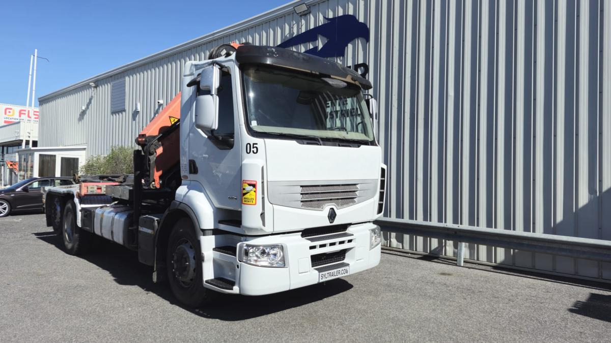 Renault Premium avec grue PALFINGER PK 18000 - Camion ampliroll, Camion grue: photos 4 Renault Premium avec grue PALFINGER PK 18000 - Camion ampliroll, Camion grue: photos 4