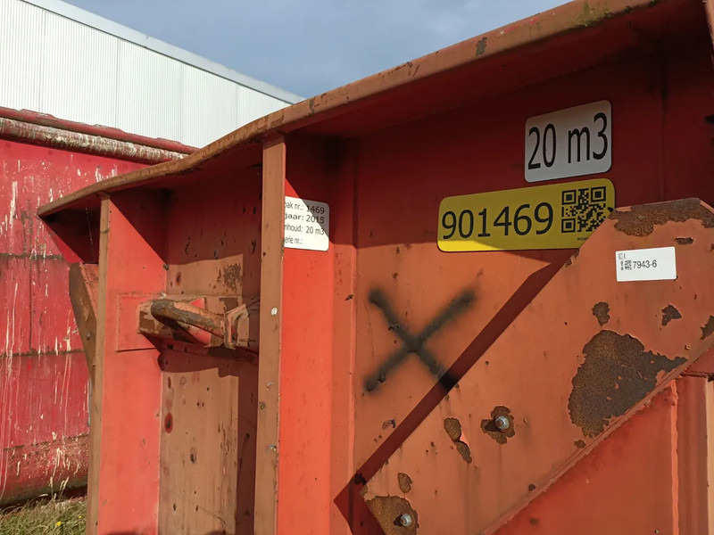 Onbekend 20 m3 haakarm afzetcontainer met milieu kleppen - Cuve de stockage: photos 4 Onbekend 20 m3 haakarm afzetcontainer met milieu kleppen - Cuve de stockage: photos 4