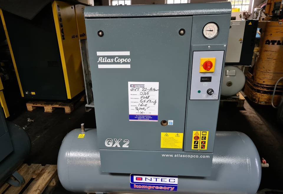 Kompresor śrubowy ATLAS COPCO GX2 2,2 kw - Compresseur d'air: photos 4 Kompresor śrubowy ATLAS COPCO GX2 2,2 kw - Compresseur d'air: photos 4