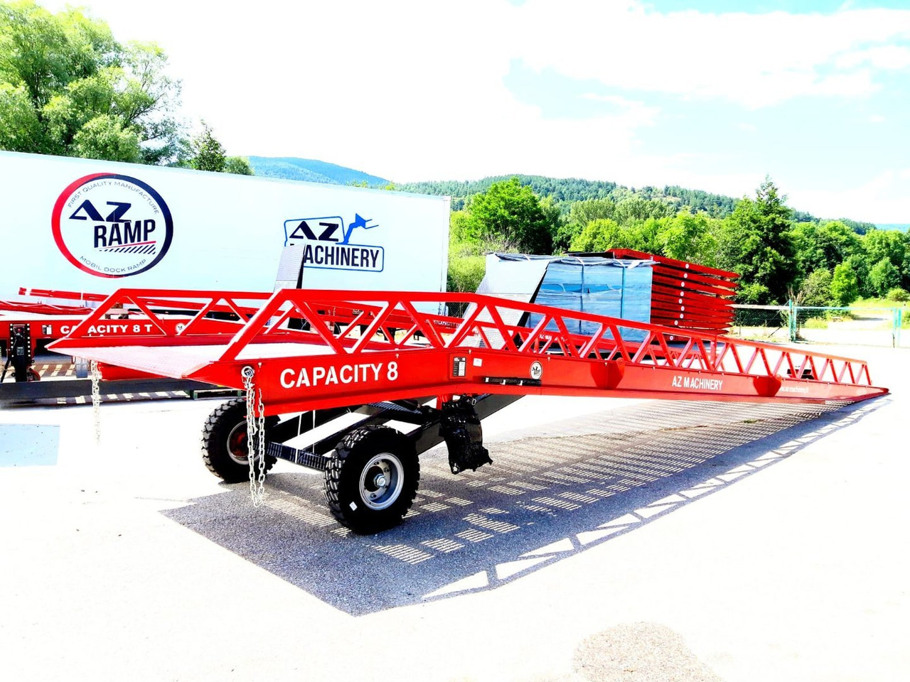 Rampe de chargement neuf AZ RAMP-EASY XL-10 LS. Long slope Mobil Loading Ramp 10 t Capacity: photos 7
