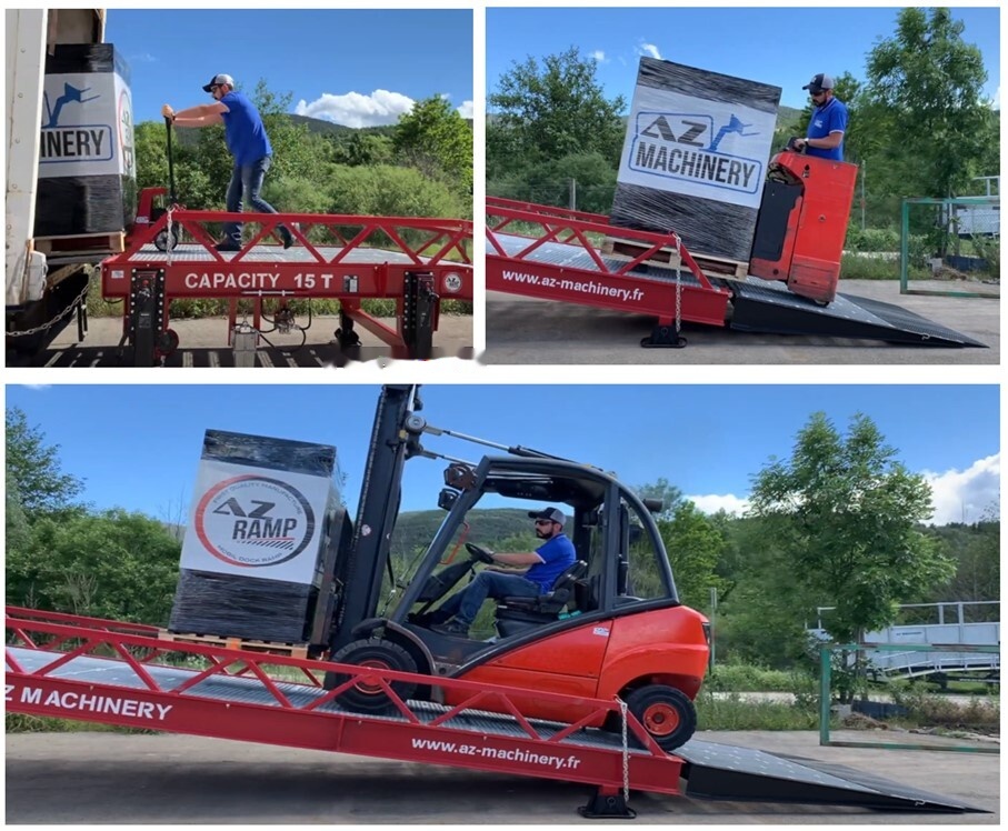 AZ RAMP STAR-10-XL mobile loading ramp - Rampe de chargement: photos 1 AZ RAMP STAR-10-XL mobile loading ramp - Rampe de chargement: photos 1