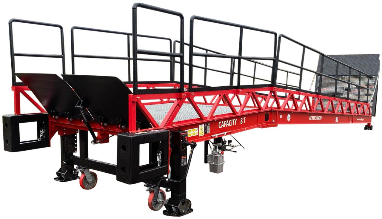 Loading Ramp with with hydraulic folding bridge - AZ RAMP - STAR-OTC- 8T. 8 ton capacity - Rampe de chargement: photos 1 Loading Ramp with with hydraulic folding bridge - AZ RAMP - STAR-OTC- 8T. 8 ton capacity - Rampe de chargement: photos 1