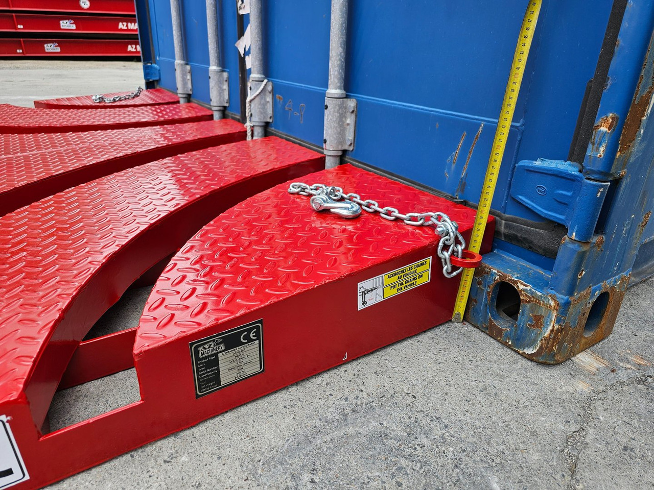 Rampe de chargement container loading ramp.AZ RAMP - Type: HCRS-08: photos 7