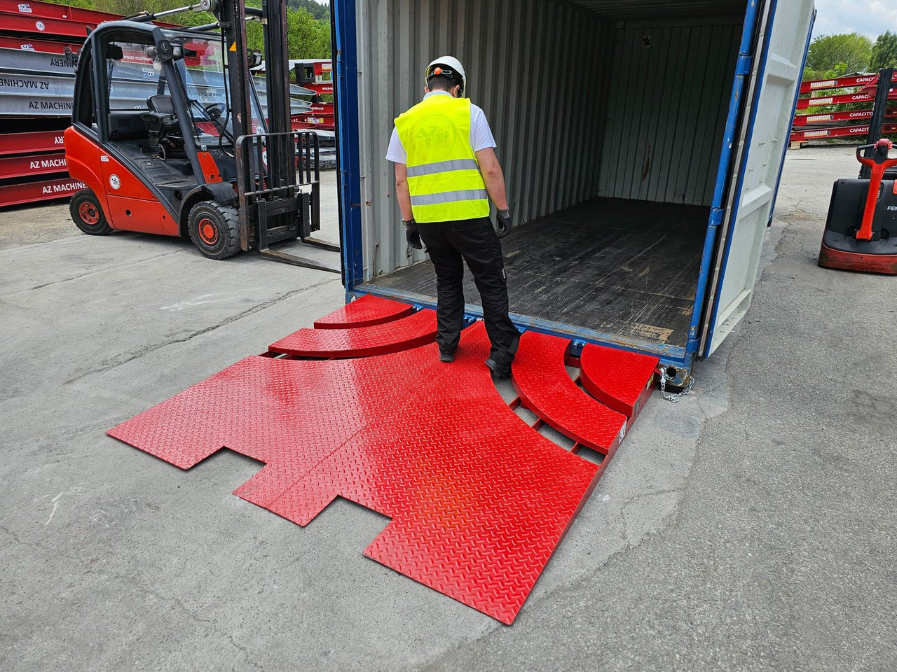 Rampe de chargement container loading ramp.AZ RAMP - Type: HCRS-08: photos 8