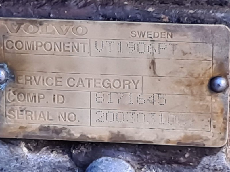 Volvo VT1906PT With or Without retarder / With or without second steering pump - Boîte de vitesse: photos 2 Volvo VT1906PT With or Without retarder / With or without second steering pump - Boîte de vitesse: photos 2