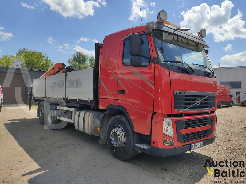 Volvo FH500 - Camion plateau, Camion grue: photos 1 Volvo FH500 - Camion plateau, Camion grue: photos 1