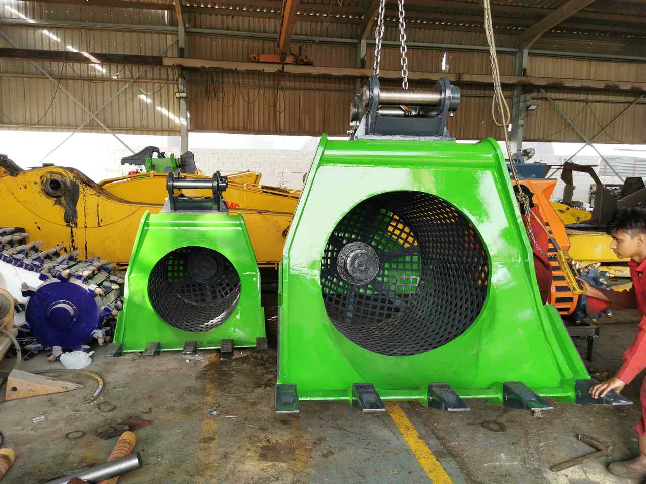 Godet de tri pour Pelle neuf AME Rotary Screening Bucket MSB20: photos 13