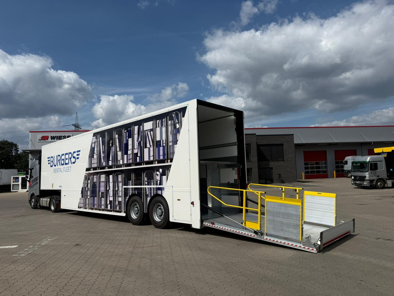 Burgers Doppelstock Trailer 60% mehr Ladefläche - Semi-remorque surbaissé: photos 1 Burgers Doppelstock Trailer 60% mehr Ladefläche - Semi-remorque surbaissé: photos 1