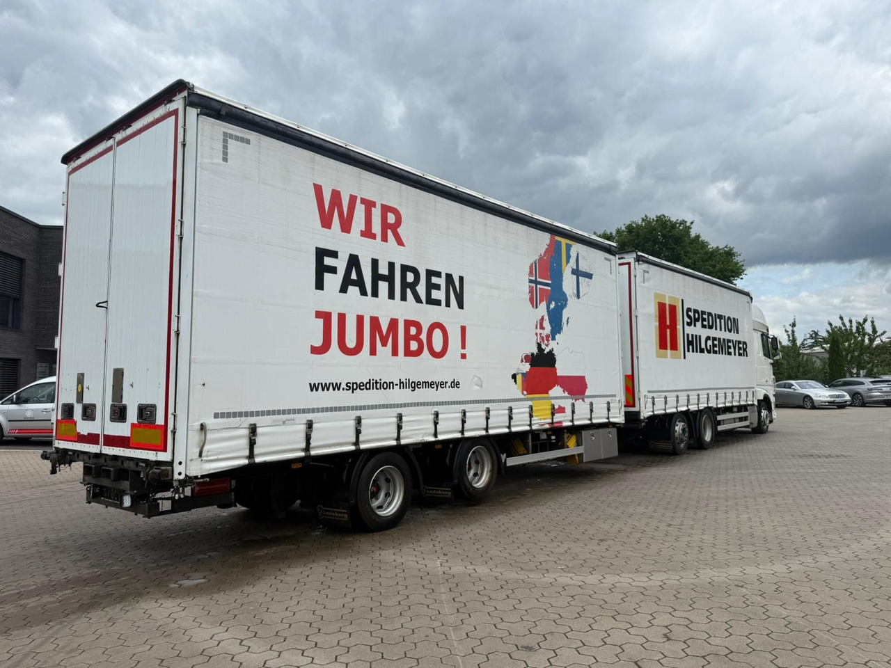 DAF XF 480 FAN LowDeck 6x2 Jumbo Inklusive Anhänger - Camion à rideaux coulissants: photos 3 DAF XF 480 FAN LowDeck 6x2 Jumbo Inklusive Anhänger - Camion à rideaux coulissants: photos 3