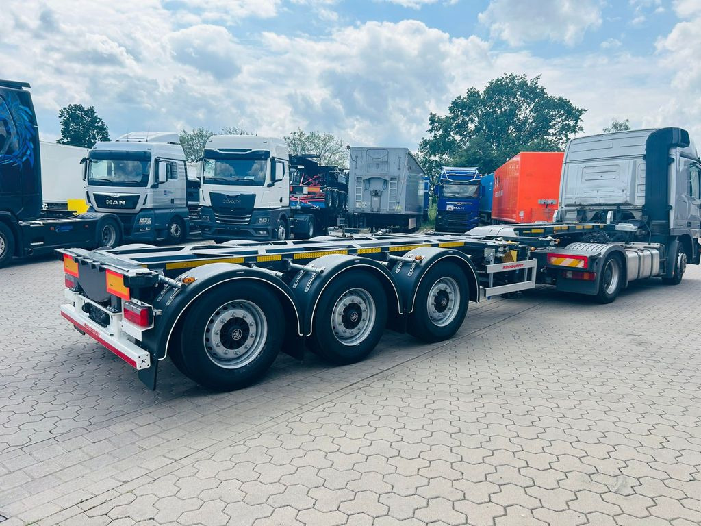 Semi-remorque porte-conteneur/ Caisse mobile neuf Kässbohrer K.SHG Multi Containerchassis ausziehbar: photos 6