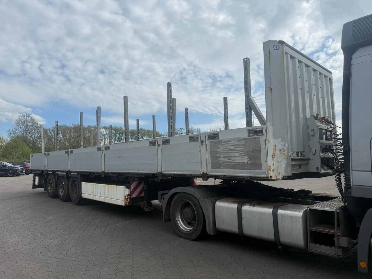 Krone Stahlmattenauflieger mit Bordwände - TÜV Neu - Semi-remorque plateau: photos 4 Krone Stahlmattenauflieger mit Bordwände - TÜV Neu - Semi-remorque plateau: photos 4