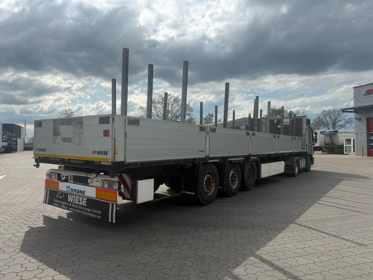 Krone Stahlmattenauflieger mit Bordwände - TÜV Neu - Semi-remorque plateau: photos 5 Krone Stahlmattenauflieger mit Bordwände - TÜV Neu - Semi-remorque plateau: photos 5