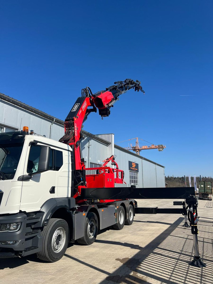 MAN 8x4 mit F1150RA.2.28 L616 Winde, 2.per. Korb - Camion plateau, Camion grue: photos 5 MAN 8x4 mit F1150RA.2.28 L616 Winde, 2.per. Korb - Camion plateau, Camion grue: photos 5