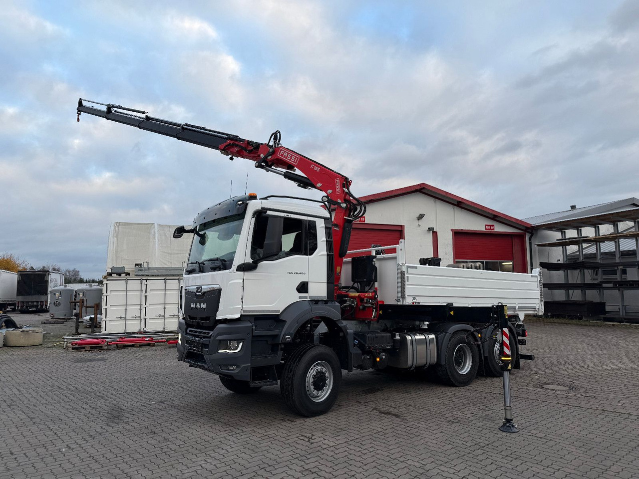 MAN TGS 26.400 6x4 Krankipper Fassi/SOFORT VERFÜGBAR - Camion grue: photos 4 MAN TGS 26.400 6x4 Krankipper Fassi/SOFORT VERFÜGBAR - Camion grue: photos 4
