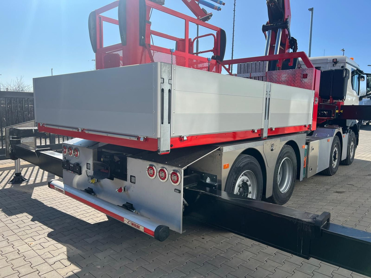 Tracteur routier MAN 8x4 Hydro mit F1150 inkl Jib und Winde Korb: photos 6