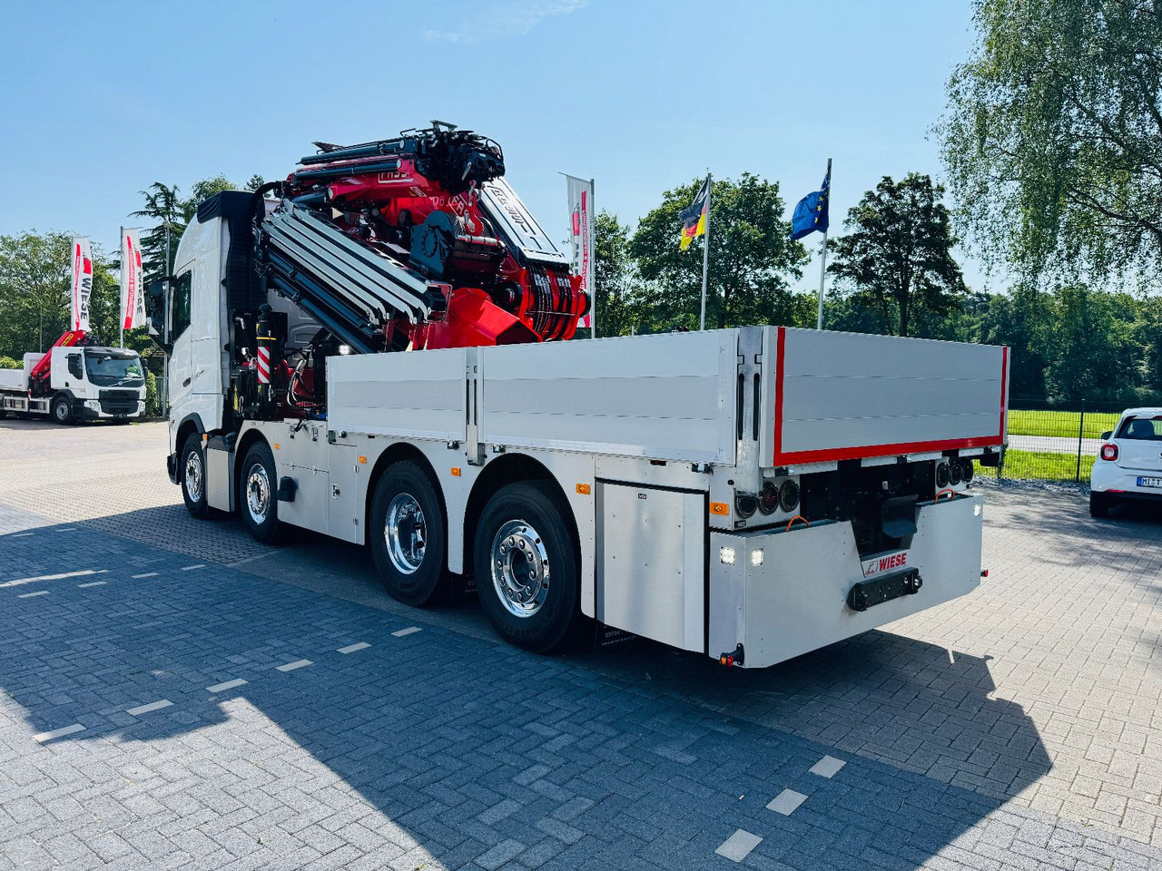 Camion plateau, Camion grue Volvo FH 540 mit Fassi F2150RAL Fly Jib + Winde: photos 10