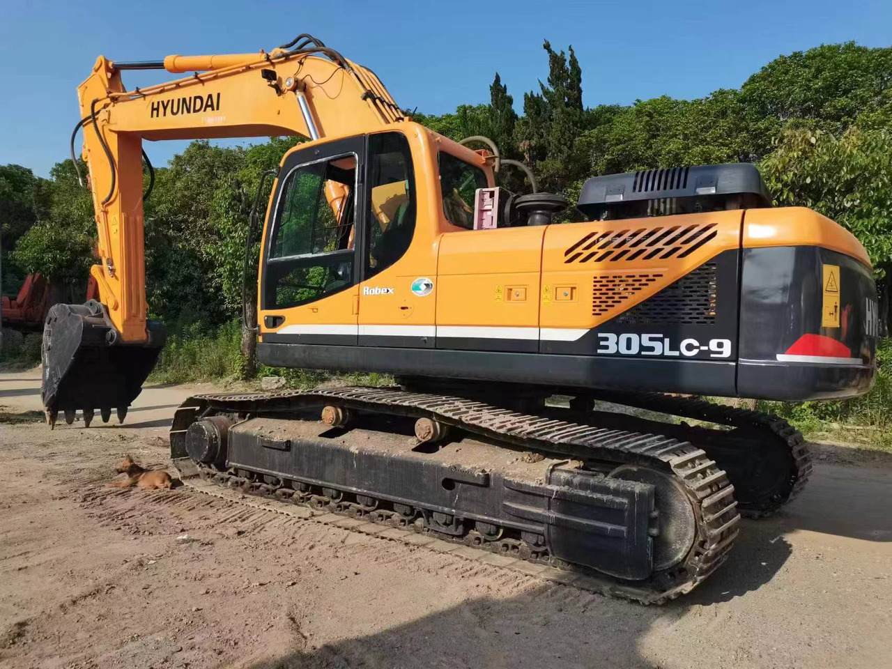 Pelle sur chenille HYUNDAI R305LC-9T: photos 1