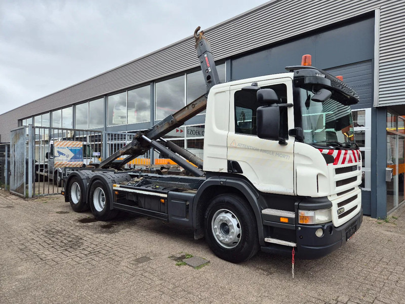 Scania P360 6X2 Containersysteem/ 21T Multilift/ Adjustable Hook - Camion ampliroll: photos 1 Scania P360 6X2 Containersysteem/ 21T Multilift/ Adjustable Hook - Camion ampliroll: photos 1