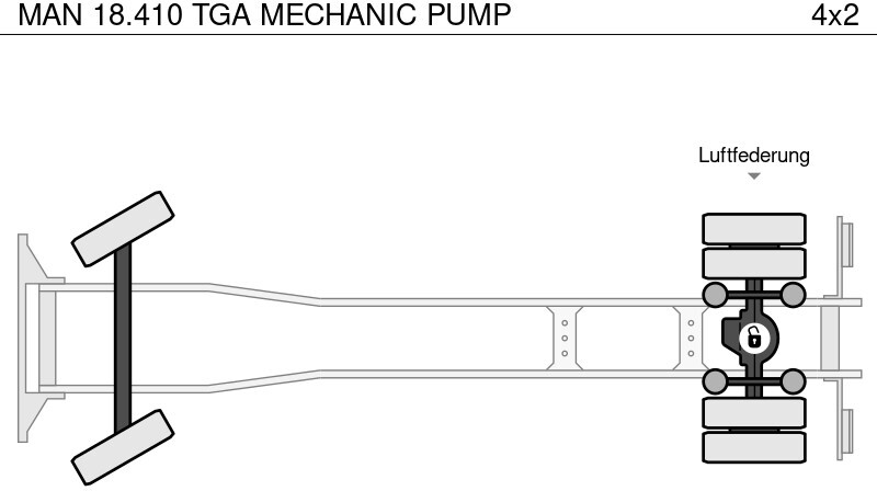 Camion fourgon MAN 18.410 TGA MECHANIC PUMP: photos 6