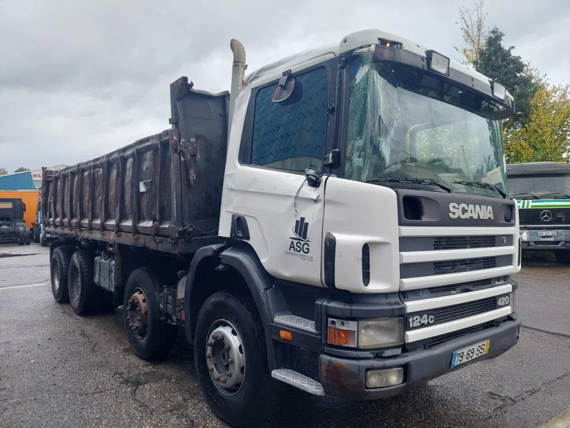 Scania P124-420 8x4 Kipper Steel - Camion benne: photos 2 Scania P124-420 8x4 Kipper Steel - Camion benne: photos 2