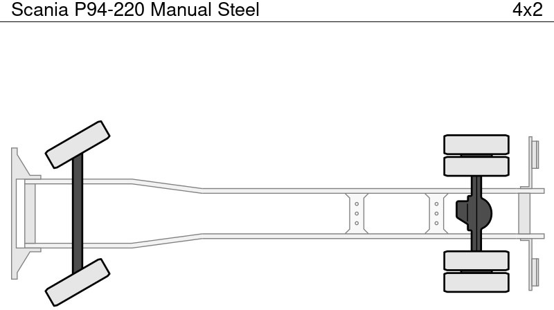 Camion plateau Scania P94-220 Manual Steel: photos 9