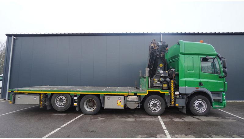 DAF CF 85.410 8X2 OPEN BOX WITH PALFINGER 42502 CRANE - Camion grue: photos 4 DAF CF 85.410 8X2 OPEN BOX WITH PALFINGER 42502 CRANE - Camion grue: photos 4