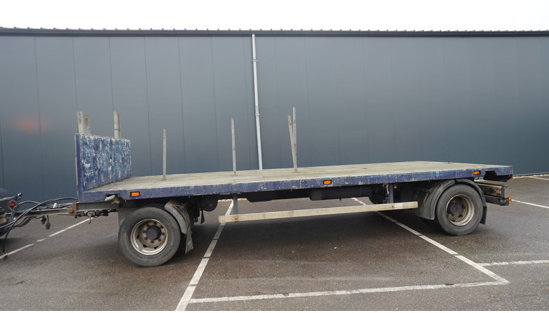 Hoffman 2 AXLE FLATBED WITH TWIST LOCKS 20FT - Remorque plateau: photos 1 Hoffman 2 AXLE FLATBED WITH TWIST LOCKS 20FT - Remorque plateau: photos 1