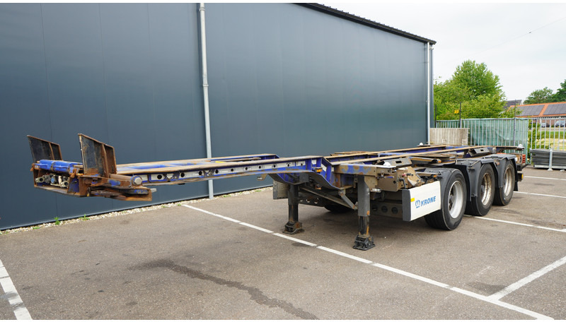 Krone 3 AXLE CONTAINER TRANSPORT TRAILER EXTENDABLE 45 FT - Semi-remorque porte-conteneur/ Caisse mobile: photos 2 Krone 3 AXLE CONTAINER TRANSPORT TRAILER EXTENDABLE 45 FT - Semi-remorque porte-conteneur/ Caisse mobile: photos 2