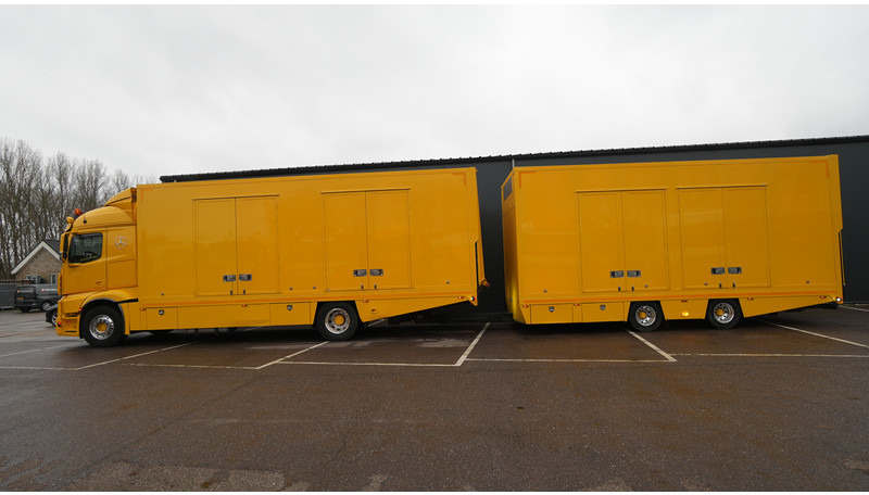 Mercedes-Benz ACTROS 1942 CAR TRANSPORTER COMBI WITH TIJHOF TRAILER - Camion porte-voitures: photos 1 Mercedes-Benz ACTROS 1942 CAR TRANSPORTER COMBI WITH TIJHOF TRAILER - Camion porte-voitures: photos 1
