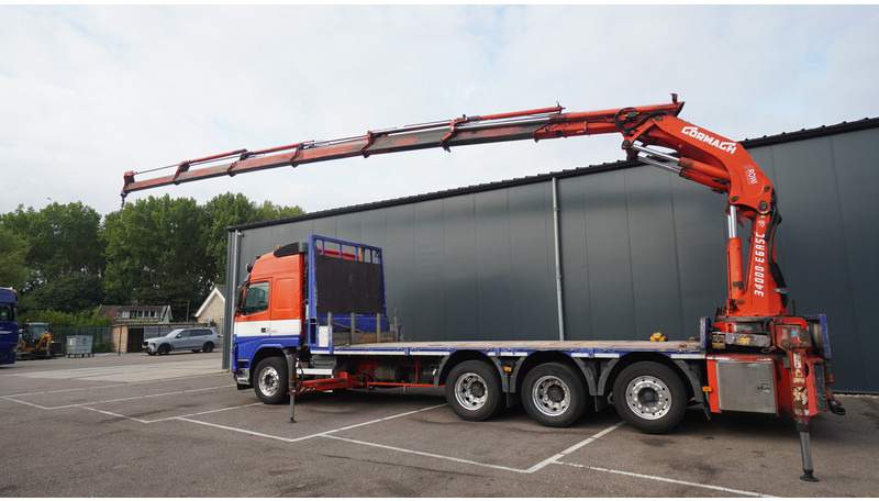 Volvo FM 450 8X4 FLATBED WITH GORMACH 3400E6 CRANE - Camion grue: photos 3 Volvo FM 450 8X4 FLATBED WITH GORMACH 3400E6 CRANE - Camion grue: photos 3