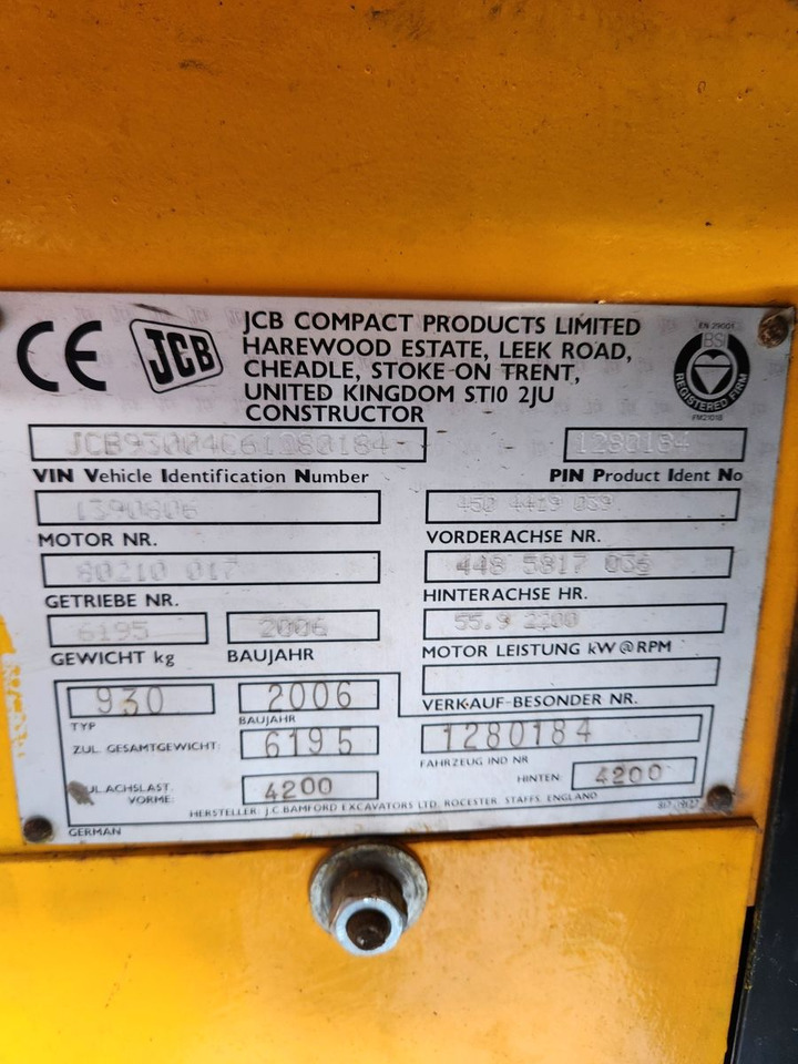 JCB 930 4 x 4 - Chariot élévateur diesel: photos 2 JCB 930 4 x 4 - Chariot élévateur diesel: photos 2