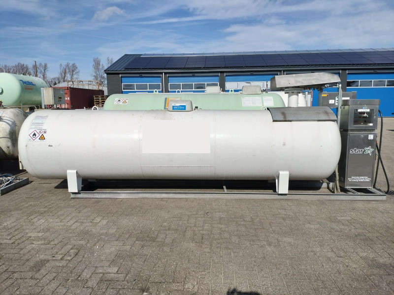 Used skid installation 6400 L (6.4 m3) different setups multiple pieces available for sale Gas, lpg, gpl, gaz, propane, butane propane refilling station is used to refill cylinders, suitable for limited land and space. - Cuve de stockage: photos 1 Used skid installation 6400 L (6.4 m3) different setups multiple pieces available for sale Gas, lpg, gpl, gaz, propane, butane propane refilling station is used to refill cylinders, suitable for limited land and space. - Cuve de stockage: photos 1