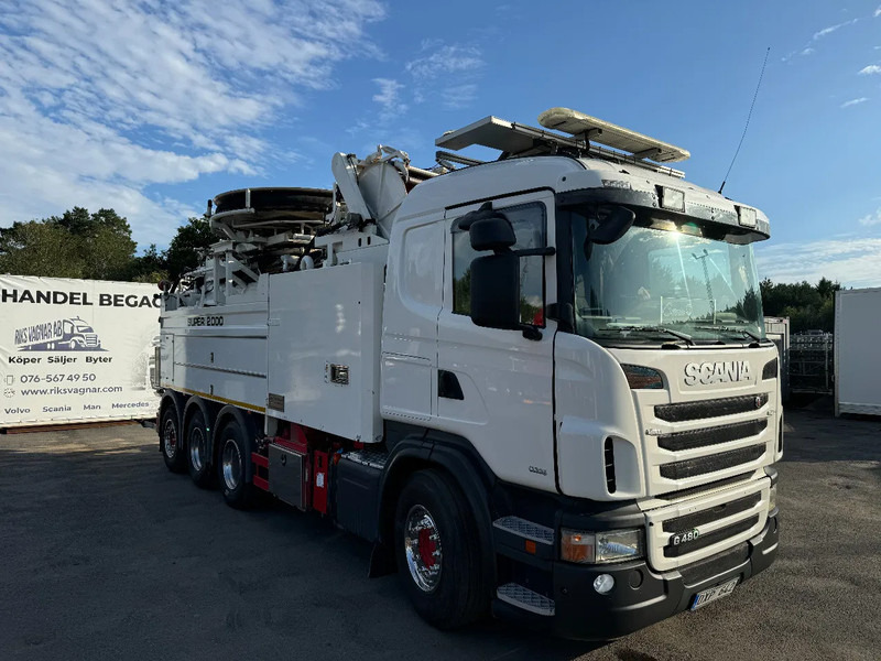 Scania R480 8x4, Combi W&R Super 2000 + Recycler, Euro 6, 2013 - Camion hydrocureur: photos 1 Scania R480 8x4, Combi W&R Super 2000 + Recycler, Euro 6, 2013 - Camion hydrocureur: photos 1