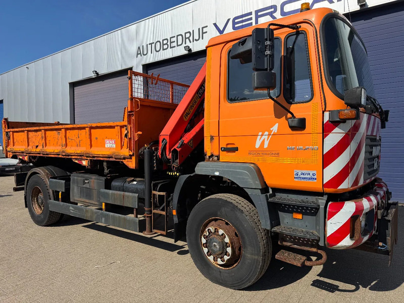 MAN ME 18.250 4X4 **BELGIAN TRUCK+PALFINGER PK8500** - Camion benne, Camion grue: photos 1 MAN ME 18.250 4X4 **BELGIAN TRUCK+PALFINGER PK8500** - Camion benne, Camion grue: photos 1