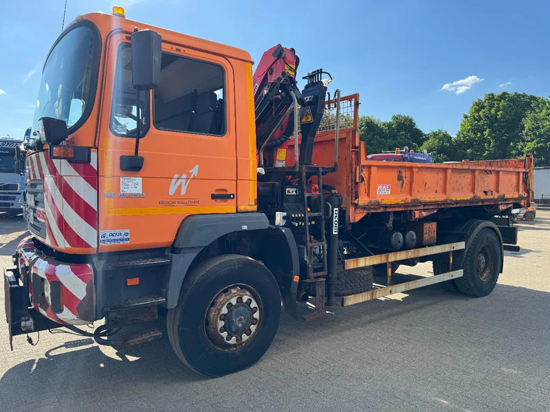 MAN ME 18.250 4X4 **BELGIAN TRUCK+PALFINGER PK8500** - Camion benne, Camion grue: photos 3 MAN ME 18.250 4X4 **BELGIAN TRUCK+PALFINGER PK8500** - Camion benne, Camion grue: photos 3