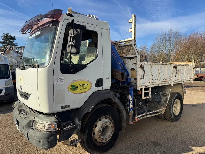 Renault Midlum 270 **TIPPER+FASSI CRANE-FRENCH TRUCK** - Camion benne, Camion grue: photos 3 Renault Midlum 270 **TIPPER+FASSI CRANE-FRENCH TRUCK** - Camion benne, Camion grue: photos 3