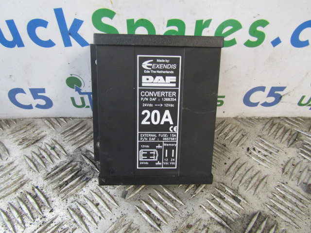 DAF XF 105 VOLTAGE DROPPER P/NO 1368354 - Système électrique pour Camion: photos 1 DAF XF 105 VOLTAGE DROPPER P/NO 1368354 - Système électrique pour Camion: photos 1