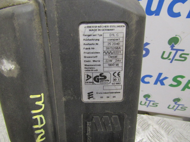 EBERSPACHER “AIRTRONIC” NIGHT HEATER TYPE D2 & D1LC CHOICE AVAILABLE SUITS MAN AND MERCEDES - Cabine et intérieur pour Camion: photos 5 EBERSPACHER “AIRTRONIC” NIGHT HEATER TYPE D2 & D1LC CHOICE AVAILABLE SUITS MAN AND MERCEDES - Cabine et intérieur pour Camion: photos 5