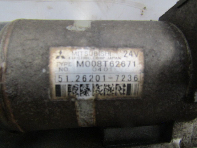 MAN TGM 480 DO836 STARTER MOTOR P/NO 51-262017236 - Système électrique pour Camion: photos 2 MAN TGM 480 DO836 STARTER MOTOR P/NO 51-262017236 - Système électrique pour Camion: photos 2