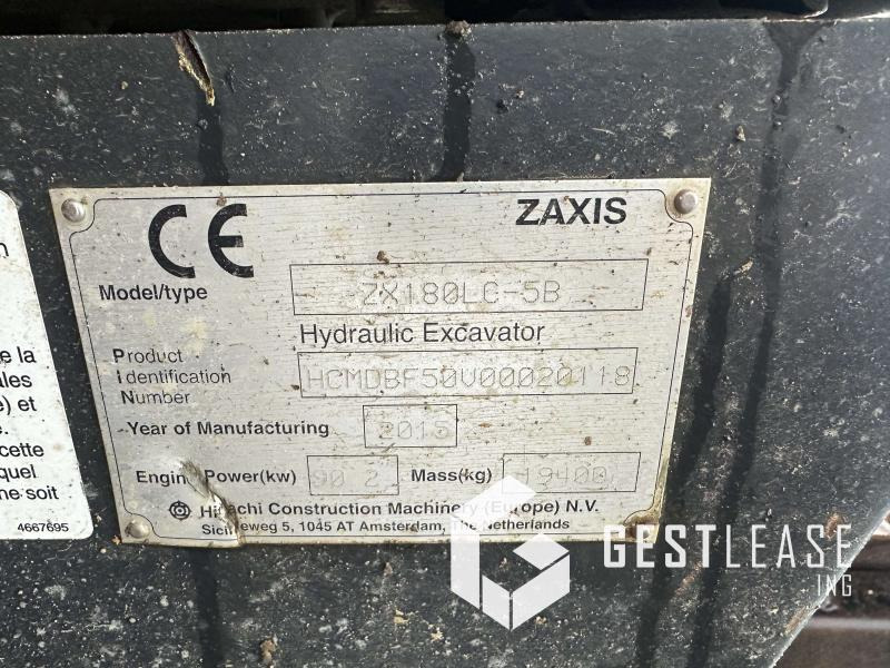 Hitachi ZX180LC-5B - Pelle sur chenille: photos 5 Hitachi ZX180LC-5B - Pelle sur chenille: photos 5