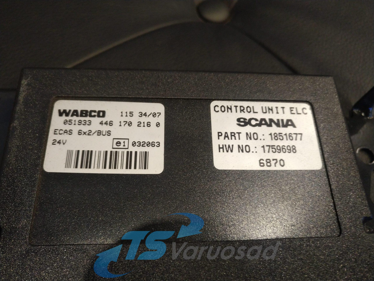 Scania Ecu, ECAS 1851677 - Bloc de gestion pour Camion: photos 2 Scania Ecu, ECAS 1851677 - Bloc de gestion pour Camion: photos 2