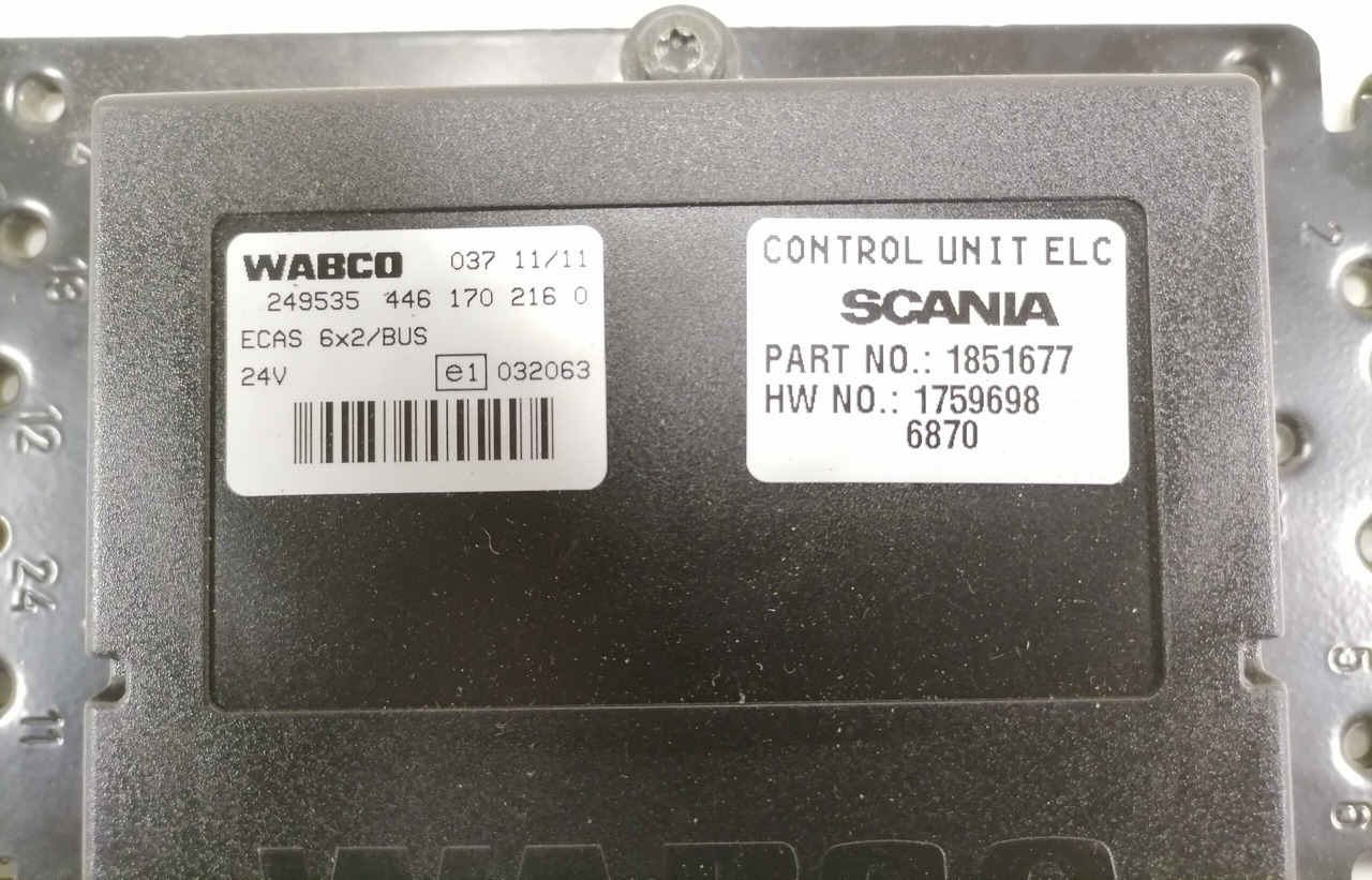 Scania Ecu, ECAS 1851677 - Bloc de gestion pour Camion: photos 3 Scania Ecu, ECAS 1851677 - Bloc de gestion pour Camion: photos 3