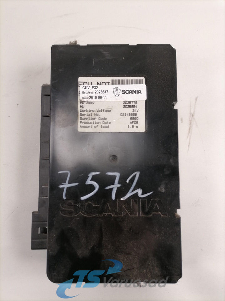 Scania Ecu, VIS 2025647 - Bloc de gestion pour Camion: photos 3 Scania Ecu, VIS 2025647 - Bloc de gestion pour Camion: photos 3